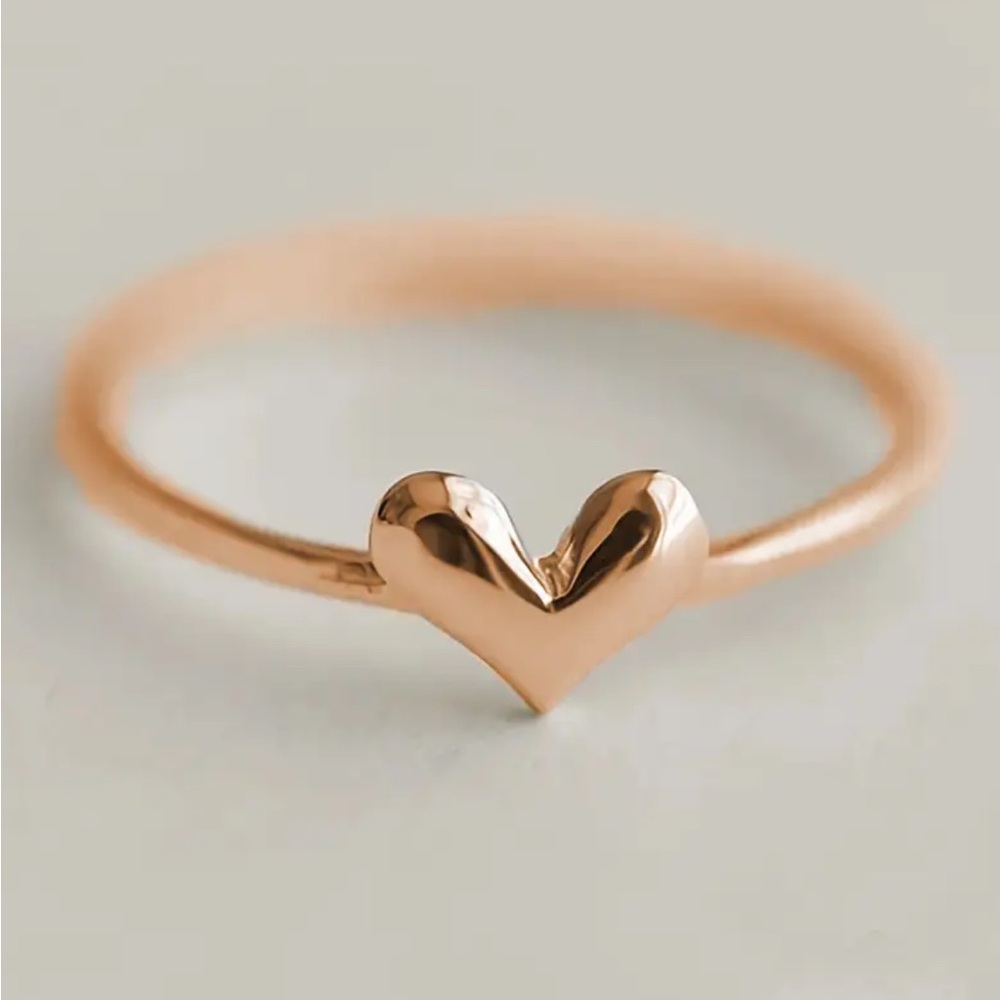 Rose Gold Heart Ring